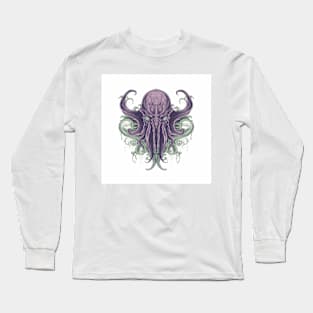 Cthulhu Design Long Sleeve T-Shirt